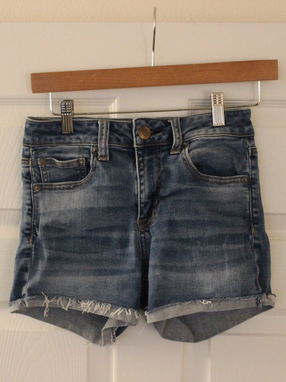 American Eagle Hi-Rise Shortie Shorts